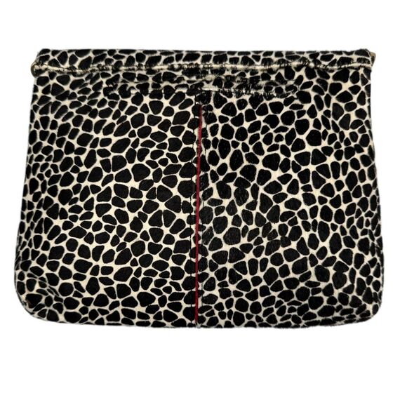 Hammitt VIP Medium Dapple Calf Hair Crossbody Black White Brushed Gold - Picture 3 of 16